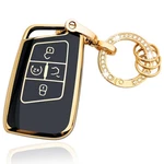 Ollen Key Fob Cover Fit For Volkswagen Vw Jetta 4 Buttons, Black, +ring. Fixed Price $16.14.