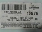 Used Keyless Entry Module Fits: 1999 Ford F150 Pickup Theft-locking. Fixed Price $90.29.