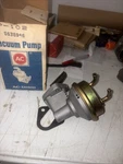 Delco Vacuum Pump Vp 102 2.5L 4CYL, 151CID Nos 5638946. Fixed Price $49.99.