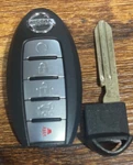 Nissan Smart Keyfob 5 Buttons Trunk New Keyblade Oem CWTWBIU744-MINT!. Fixed Price $61.58.