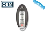 08-10 Infiniti QX56 Smart Key 4-BUTTON Pn: 285E3-ZQ30B / CWTWBU624 (oem). Fixed Price $136.55.
