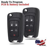2FOR 2014 2015 2016 2017 2018 2019 Chevrolet Impala Flip Remote Key Fob 13504199. Fixed Price $16.95.