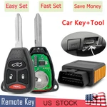 For Dodge Chrysler Jeep 4 Button Keyless Entry Remote Fob + Programming Tool. Fixed Price $77.99.