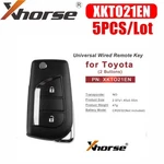 5X Xhorse XKTO21EN Universal Wire Remote Key For Toyota Flip Buttons Vvdi. Fixed Price $38.95.
