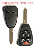 X2 New Chrysler Town & Country 2004 2005 2006 2007 6B Remote Key Fob A+++. Fixed Price $27.99.