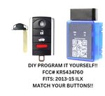 Diy Bundle For 2013-15 Acura Ilx (KR5434760, 72147-TX6-A11) Program It Yourself!. Fixed Price $105.99.