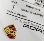 Genuine Porsche Cayenne 2003-2010 Key Fob Colored Crest Emblem 99663744300. Fixed Price $24.95.