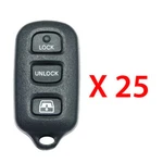 New Replacement For Toyota Keyless Entry Remote 4B HYQ12BBX HYQ12BAN (25 Pack). Fixed Price $105.29.