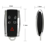 For Jaguar Xf XJ8 2009 2010 2011-2013 Key Fob Remote Shell Case 5 Buttons New. Fixed Price $15.89.