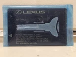 Lexus Flat Key Card - Emergency Use W/ Code. Fixed Price $20.99.