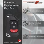 Smart Flip Key For Jeep Gladiator Wrangler (2018-2021) OHT1130261 (4 Button). Fixed Price $104.22.