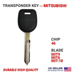 Transponder Key For Mitsubishi MIT9 Chip Philips 46 MIT16A-PT. Fixed Price $11.95.