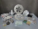 Aerospace Components AC-240 Piston Heavy Duty Front Drag Race Brake Kit. Fixed Price $1177.00.