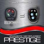 Prestige APS2K4SBCF50 Elvatoc 1-WAY Remote Control Replacement New 07SP. Fixed Price $49.99.