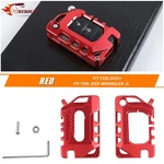 Red Key Fob Cover Case Holder Shell Trim For Jeep Wrangler Jl 2018+ Interior. Fixed Price $18.99.