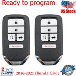 For 2016 2017 2018 2019 2020 2021 Honda Civic Smart Remote Car Key Fob KR5V2X. Fixed Price $29.72.