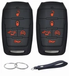Reprotecting Silicone Rubber Key Fob Cover Compatible With 7.5*4.5, 'black'. Fixed Price $16.84.