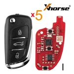 5PCS Xhorse Universal XKDS20EN Series Style Wired Remote Key 3 Buttons. Fixed Price $39.95.