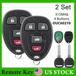 2 For Buick Lucerne Chevrolet Impala Cadillac Dts Remote Fob + Ignition Key. Fixed Price $19.79.