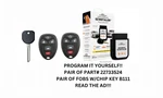 Diy Bundle Gm Keyless Remote Start Entry Fob Transmitter 22733524 Tool Included!. Fixed Price $109.99.