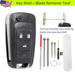 For Buick Chevrolet Gmc Remote Car Key Fob Shell OHT01060512 + Flip Blade Tool. Fixed Price $14.75.
