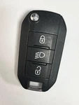 Genuine Citroen 3 Button Remote Flip Key Fob C4L C5 C6 C8 Etc Tested 9809821077. Fixed Price $16.05.