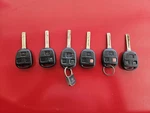 Lot Of 6 Head Master Key Less Remote Fob Lexus IS300 RX300 GS300 LS400 RX400H. Fixed Price $99.00.