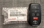 Key Transmitter Sub Assembly Genuine Toyota 04002-99191. Fixed Price $79.99.