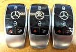 Lot Of 3 Oem Mercedes-benz Smart Key Fob Remotes IYZ-MS1 4 Buttons. Fixed Price $45.00.
