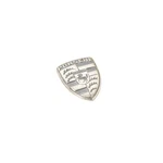 Porsche Genuine Key Fob Replacement Silver Crest Emblem Logo 94453844300. Fixed Price $22.00.