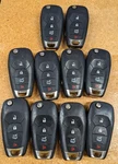Lot Of 10 Oem Chevrolet Flip Key Fob Remote LXP-T004 Button. Fixed Price $80.00.