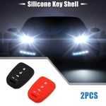 Smart Key Fob Cover For Honda Civic Accord Cr-v Hr-v Black Red (pack Of 2). Fixed Price $21.29.