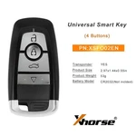1PC Xhorse XSFO02EN XM38 Series Ford Style Universal Smart Key 4 Buttons Us. Fixed Price $21.95.