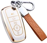 Ford Key Fob Cover, Explorer Bronco Escape Edge Size B-ivory. Fixed Price $18.99.