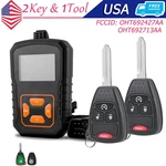 For 2007 - 2017 Jeep Wrangler Compass Patriot 4BTN Remote Key Fob + Programmer. Fixed Price $88.99.