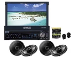 Absolute AVH-9000 7-INCH In-dash Multimedia Touch Screen + 2 Pairs Of Pioneer. Fixed Price $179.99.