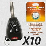 10X For 2006 2007 Dodge Charger Keyless Entry Remote Car Fob. Fixed Price $49.95.