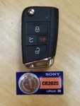 Genuine 4 Button 2018-20 Vw Volkswagen Flip Key Remote 5G6959752DER NBGFS125C1. Fixed Price $17.95.