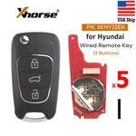 5 Xhorse XKHY22EN Universal Remote Key 4 Button For Hyundai Vvdi Tool. Fixed Price $39.95.