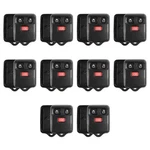 10 Replacement Keyless Remote Fob Clicker Shell Case Housing Fix Button Pad. Fixed Price $19.95.
