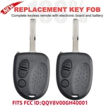 Fits Pontiac Gto 2004 2005 2006 Remote Key Fob QQY8V00GH40001 92123129 304MHZ. Fixed Price $59.95.