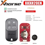 5X Xhorse XKXH20EN Vvdi 4 Buttons Second Generation Universal Wired Remote Key. Fixed Price $29.95.