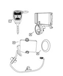Genuine Mopar Blank With Transmitter Key 68029834AC. Fixed Price $168.19.