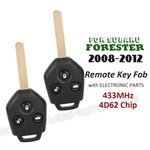 2X 433MHZ 4D62 Chip Subaru Forester 2008 2009 2010 2011 2012 Remote Key Fob. Fixed Price $29.67.