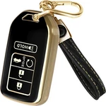 Lucrum Fob Cover For Honda Accord Civic 2015-21 Black Gold Case + Keychain. Fixed Price $12.99.