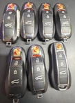 Lot Of 7 Oem Porsche Smart Key Fob Remotes KR5315-180528 4 Buttons. Fixed Price $245.00.