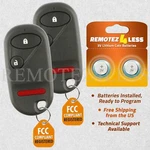 Pack New Keyless Entry Fob Remote For 2003 Honda Element Btn. Fixed Price $23.95.