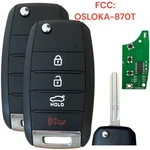 2013-2016 Kia Forte Flip Keyless Entry Remote Fob OSLOKA-870T. Fixed Price $25.04.