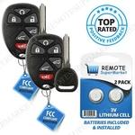 Replacement For 2007-2014 Chevy Tahoe Traverse Gmc Yukon Remote Key Fob 6B Set. Fixed Price $19.95.