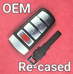 Re-cased Oem 2006-2010VOLKSWAGEN Passat Smart Key 4B Trunk NBG009066T W/new Chip. Fixed Price $62.09.